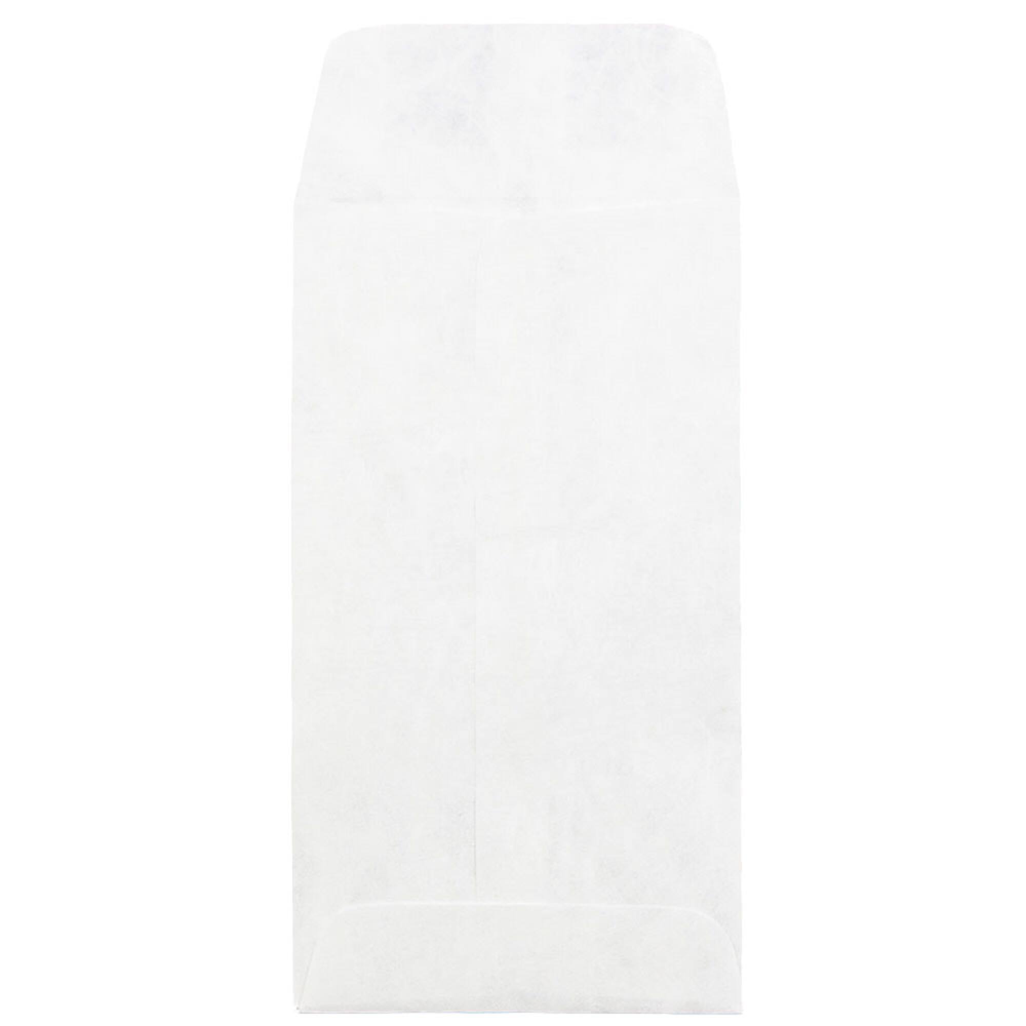 JAM Paper 3.5" x 6.5" White Tyvek Envelopes, 25ct.